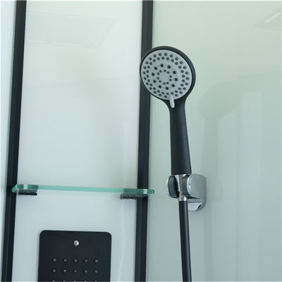 투명한 부드럽게 한 유리제 조정 패널을 가진 자유로운 서 있는 사분면 샤워 칸막이실