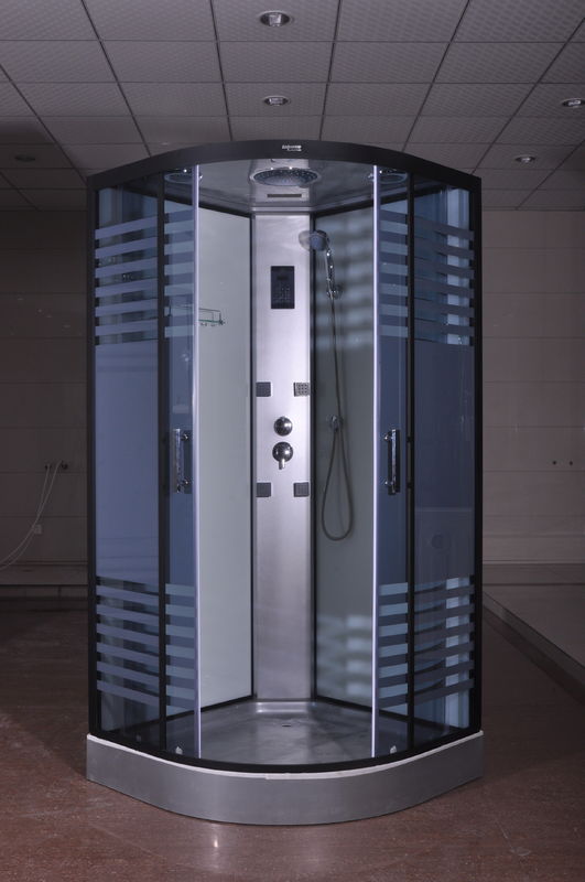 KPN9001B는 원형 유리제 샤워 오두막 안락한 샤워 단위, 낮은 쟁반을 주문을 받아서 만들었습니다